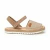 Abarcas Menorquinas Niña Piel Ante Y Saco Plantilla Acolchada Velcro 225 Taupe, De Angelitos -BOUTTYE Ventas abarcas menorquinas nina piel ante y saco plantilla acolchada velcro 225 taupe de angelitos