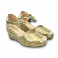 Alpargatas Valencianas Cuña Baja Mujer Piel Y Textil Plantilla Acolchada 295 Platino, De Amelie -BOUTTYE Ventas alpargatas valencianas cuna baja mujer piel y textil plantilla acolchada 295 platino de amelie 4