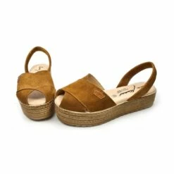 Avarcas Menorquinas Cruzadas Mujer Piel Ante Plataforma Plantilla Acolchada 1257 Cuero, De Eva Mañas -BOUTTYE Ventas avarcas menorquinas cruzadas mujer piel ante plataforma plantilla acolchada 1257 cuero de eva manas 5