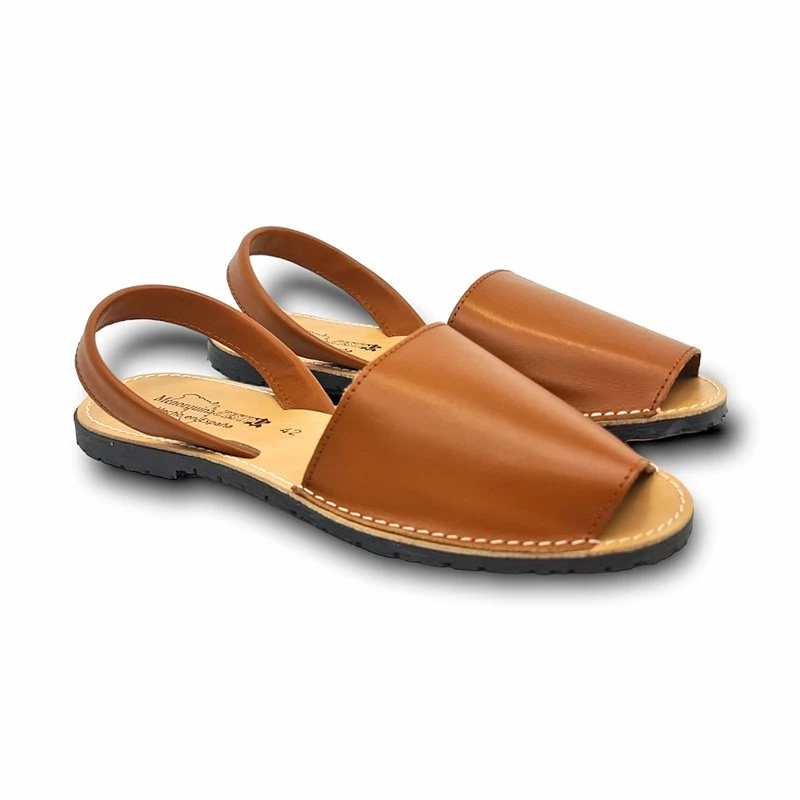 Avarcas Menorquinas Hombre Piel Básica 550C Cuero, De Pisable 4 Avarcas Menorquinas Hombre Piel Básica 550C Cuero, De Pisable - Imagen 2