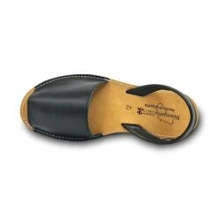 Avarcas Menorquinas Hombre Piel Básica 550C Negro, De Pisable -BOUTTYE Ventas avarcas menorquinas hombre piel basica 550c negro de pisable 5