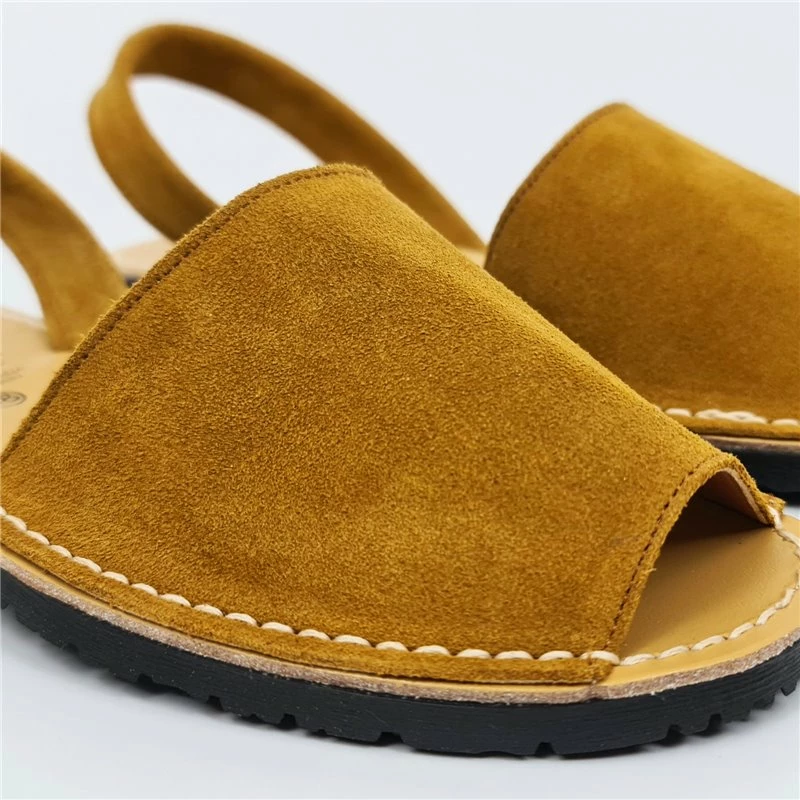 Avarcas Menorquinas Mujer Piel Ante Planas 202 Cuero, De C. Ortuño 4 Avarcas Menorquinas Mujer Piel Ante Planas 202 Cuero, De C. Ortuño - Imagen 2