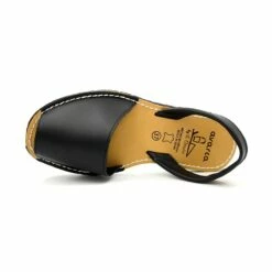 Avarcas Menorquinas Mujer Piel Básica 201-S Negro, De C. Ortuño -BOUTTYE Ventas avarcas menorquinas mujer piel basica 201 s negro de c ortuno 3