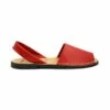 Avarcas Menorquinas Mujer Piel Básica 201-S Rojo, De C. Ortuño -BOUTTYE Ventas avarcas menorquinas mujer piel basica 201 s rojo de c ortuno
