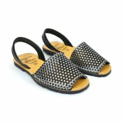 Avarcas Menorquinas Mujer Piel Calada 336 Negro, De C. Ortuño -BOUTTYE Ventas avarcas menorquinas mujer piel calada 336 negro de c ortuno 3