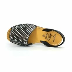 Avarcas Menorquinas Mujer Piel Calada 336 Negro, De C. Ortuño -BOUTTYE Ventas avarcas menorquinas mujer piel calada 336 negro de c ortuno 4