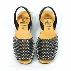 Avarcas Menorquinas Mujer Piel Calada 336 Negro, De C. Ortuño -BOUTTYE Ventas avarcas menorquinas mujer piel calada 336 negro de c ortuno 6