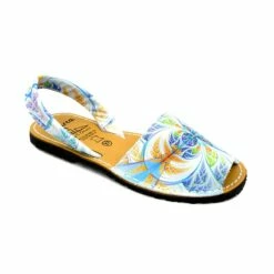 Avarcas Menorquinas Mujer Piel Dibujos Florales 334AV Multicolor, De C. Ortuño -BOUTTYE Ventas avarcas menorquinas mujer piel dibujos florales 334av multicolor de c ortuno 2