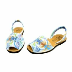 Avarcas Menorquinas Mujer Piel Dibujos Florales 334AV Multicolor, De C. Ortuño -BOUTTYE Ventas avarcas menorquinas mujer piel dibujos florales 334av multicolor de c ortuno 4