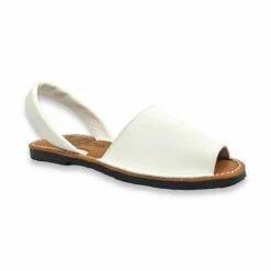 Avarcas Menorquinas Mujer Piel Plantilla Acolchada 2201 Blanco, De C. Ortuño -BOUTTYE Ventas avarcas menorquinas mujer piel plantilla acolchada 2201 blanco de c ortuno 3