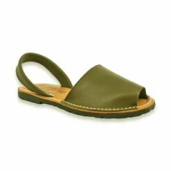 Avarcas Menorquinas Mujer Piel Plantilla Acolchada 2201 Kaki, De C. Ortuño -BOUTTYE Ventas avarcas menorquinas mujer piel plantilla acolchada 2201 kaki de c ortuno 3