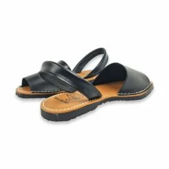 Avarcas Menorquinas Mujer Piel Plantilla Acolchada 2201 Negro De C. Ortuño -BOUTTYE Ventas avarcas menorquinas mujer piel plantilla acolchada 2201 negro de c ortuno 4