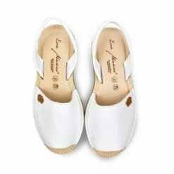 Avarcas Menorquinas Mujer Piel Plataforma Plantilla Acolchada 1252 Blanco, De Eva Mañas -BOUTTYE Ventas avarcas menorquinas mujer piel plataforma plantilla acolchada 1252 blanco de eva manas 6