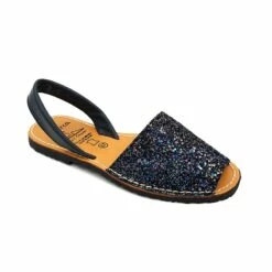 Avarcas Menorquinas Mujer Piel Purpurina 275GLI-1 Marino, De C. Ortuño -BOUTTYE Ventas avarcas menorquinas mujer piel purpurina 275gli 1 marino de c ortuno 2