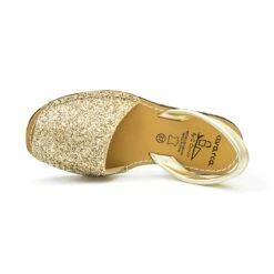 Avarcas Menorquinas Mujer Piel Purpurina 275GLI-1 Oro, De C. Ortuño -BOUTTYE Ventas avarcas menorquinas mujer piel purpurina 275gli 1 oro de c ortuno 3