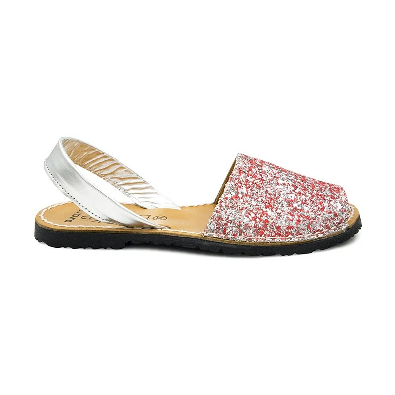 Avarcas Menorquinas Mujer Piel Purpurina 275GLI-1 Rosa, De C. Ortuño 3 Avarcas Menorquinas Mujer Piel Purpurina 275GLI-1 Rosa, De C. Ortuño