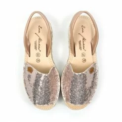 Avarcas Menorquinas Mujer Piel Y Lentejuelas Plataforma Plantilla Acolchada 1253 Nude, De Eva Mañas -BOUTTYE Ventas avarcas menorquinas mujer piel y lentejuelas plataforma plantilla acolchada 1253 nude de eva manas 6