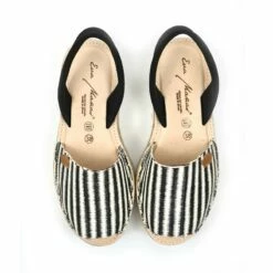 Avarcas Menorquinas Mujer Piel Y Rafia Plataforma Plantilla Acolchada 1255 Negro, De Eva Mañas -BOUTTYE Ventas avarcas menorquinas mujer piel y rafia plataforma plantilla acolchada 1255 negro de eva manas 6