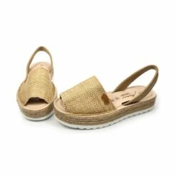 Avarcas Menorquinas Mujer Piel Y Saco Plataforma Plantilla Acolchada 1250 Camel, De Eva Mañas -BOUTTYE Ventas avarcas menorquinas mujer piel y saco plataforma plantilla acolchada 1250 camel de eva manas 5