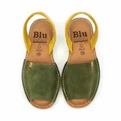 Avarcas Menorquinas Plataforma Mujer Piel Ante Plantilla Acolchada 15202 Verde, De C. Ortuño -BOUTTYE Ventas avarcas menorquinas plataforma mujer piel ante plantilla acolchada 15202 verde de c ortuno 6