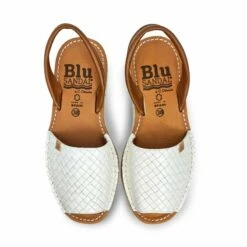 Avarcas Menorquinas Plataforma Mujer Piel Trenzada Plantilla Acolchada 10462 Blanco, De C. Ortuño -BOUTTYE Ventas avarcas menorquinas plataforma mujer piel trenzada plantilla acolchada 10462 blanco de c ortuno 3