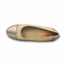 Bailarinas Cuña Mujer Piel Calada Plantilla Extraíble 7034 Beige, De Tupié -BOUTTYE Ventas bailarinas cuna mujer piel calada plantilla extraible 7034 beige de tupie 5