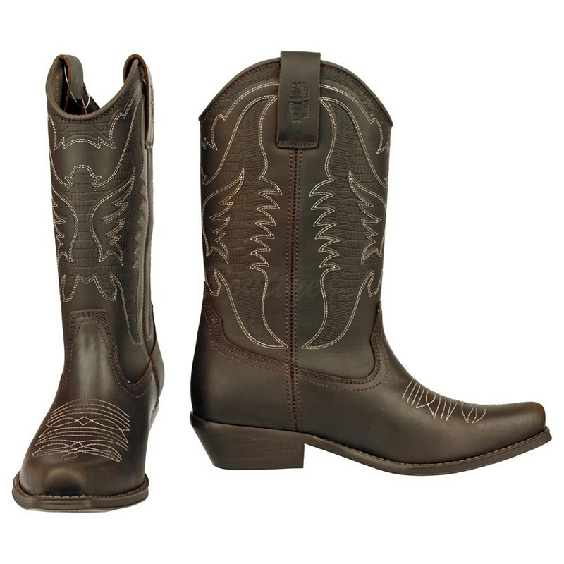 Botas Moteras De Hombre, De Johnny Bulls 4730 NEGRO 4 Botas Moteras De Hombre, De Johnny Bulls 4730 NEGRO - Imagen 2