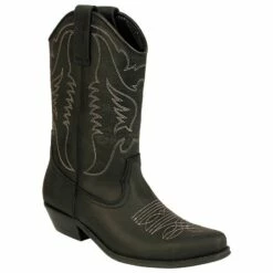 Botas Moteras De Hombre, De Johnny Bulls 4730 NEGRO