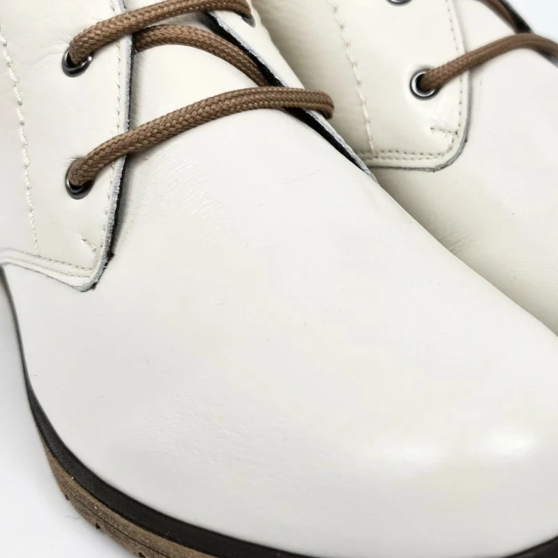 Botines Cómodos Mujer Piel Cuña Cordones Plantilla Extraíble 70241 Hielo, De Tupié 4 Botines Cómodos Mujer Piel Cuña Cordones Plantilla Extraíble 70241 Hielo, De Tupié - Imagen 2