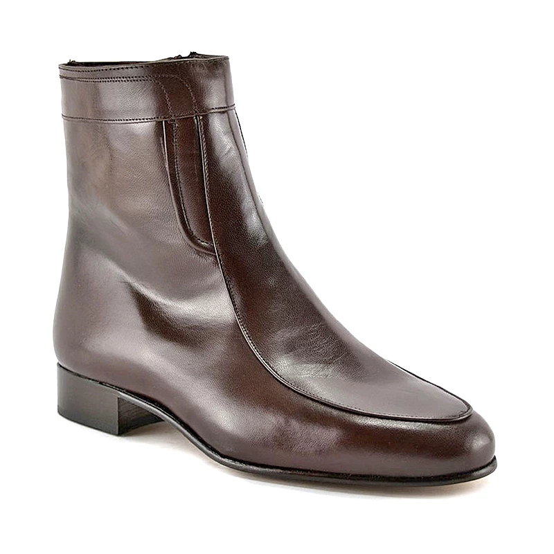 Botines Hombre Piel Piso Suela Forro Piel 5205 Caoba, De Latino 4 Botines Hombre Piel Piso Suela Forro Piel 5205 Caoba, De Latino - Imagen 2