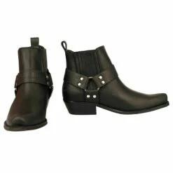 Botines Moteros De Hombre, De Johnny Bulls 4709 NEGRO -BOUTTYE Ventas botines moteros de hombre de johnny bulls 4709 negro 1