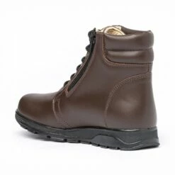 Botines Niño Piel Napa Cordones Y Cremallera 480 Chocolate, De Angelitos -BOUTTYE Ventas botines nino piel napa cordones y cremallera 480 chocolate de angelitos 2