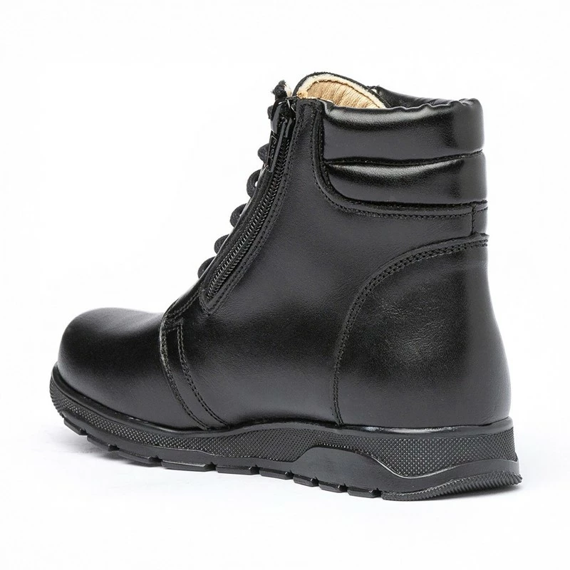 Botines Niño Piel Napa Cordones Y Cremallera 480 Negro, De Angelitos 5 Botines Niño Piel Napa Cordones Y Cremallera 480 Negro, De Angelitos - Imagen 3