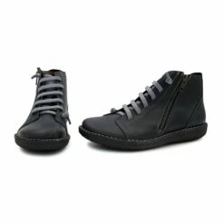 Botines Planos Mujer Piel Cordón Elastico 3012 Negro, De Boleta Shoes 11 Botines Planos Mujer Piel Cordón Elastico 3012 Negro, De Boleta Shoes -BOUTTYE Ventas botines planos mujer piel cordon elastico 3012 negro de boleta shoes 3