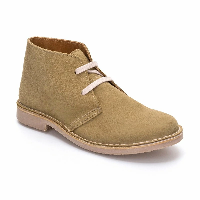 Botines Safari Pisacacas Mujer Piel 360-S Beige, De C. Ortuño 3 Botines Safari Pisacacas Mujer Piel 360-S Beige, De C. Ortuño