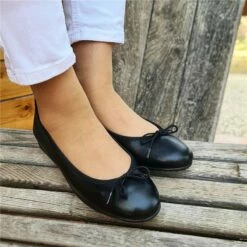 Manoletinas Cuña Baja Mujer Piel Lacito 210 Negro, De Casual 14 Manoletinas Cuña Baja Mujer Piel Lacito 210 Negro, De Casual -BOUTTYE Ventas manoletinas cuna baja mujer piel lacito 210 negro de casual 3