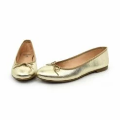 Manoletinas Mujer Piel Metalizada Lacito 7000 Platino, De Casual -BOUTTYE Ventas manoletinas mujer piel metalizada lacito 7000 platino de casual 7