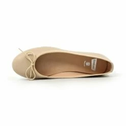 Manoletinas Planas Mujer Piel Lacito 7000 Beige, De Casual 15 Manoletinas Planas Mujer Piel Lacito 7000 Beige, De Casual -BOUTTYE Ventas manoletinas planas mujer piel lacito 7000 beige de casual 4
