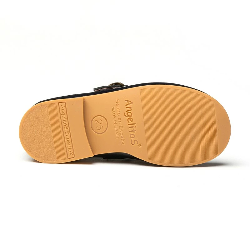 Merceditas Niña Piel Charol Hebilla 1100 Marino, De Angelitos 6 Merceditas Niña Piel Charol Hebilla 1100 Marino, De Angelitos - Imagen 4