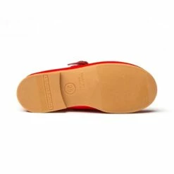 Merceditas Niña Piel Charol Hebilla 1100 Rojo, De Angelitos -BOUTTYE Ventas merceditas nina piel charol hebilla 1100 rojo de angelitos 3