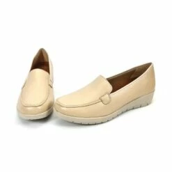 Mocasines Cómodos Mujer Piel Blanda Plantilla Extraíble 12701 Beige, De Amelie -BOUTTYE Ventas mocasines comodos mujer piel blanda plantilla extraible 12701 beige de amelie 3