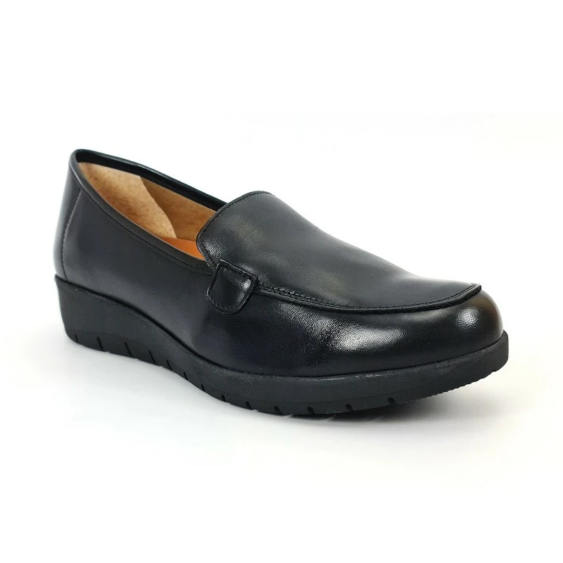 Mocasines Cómodos Mujer Piel Blanda Plantilla Extraíble 12701 Negro, De Amelie 5 Mocasines Cómodos Mujer Piel Blanda Plantilla Extraíble 12701 Negro, De Amelie - Imagen 3