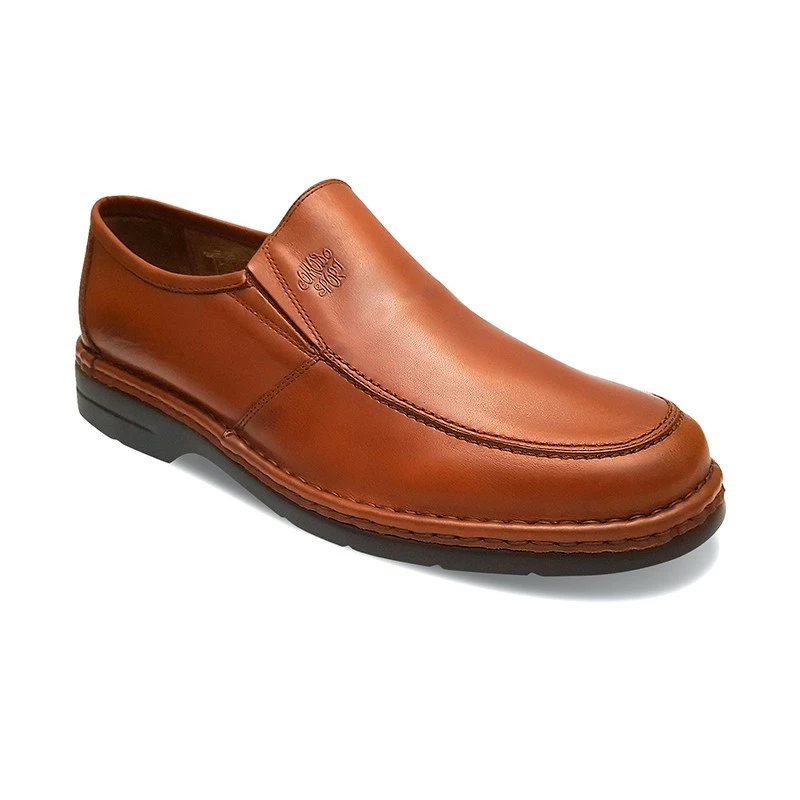 Mocasines Hombre Piel 6076 Cuero, De Comodo Sport 4 Mocasines Hombre Piel 6076 Cuero, De Comodo Sport - Imagen 2