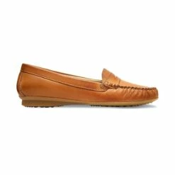 Mocasines Mujer Piel Blanda 903CA Cuero, De Casual
