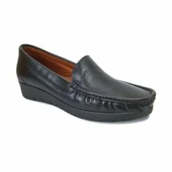 Mocasines Mujer Piel Blanda Cuña 1701 Negro, De Casual 11 Mocasines Mujer Piel Blanda Cuña 1701 Negro, De Casual -BOUTTYE Ventas mocasines mujer piel blanda cuna 1701 negro de casual 2