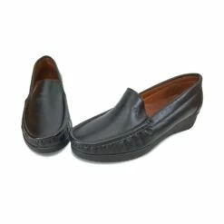 Mocasines Mujer Piel Blanda Cuña 1701 Negro, De Casual 12 Mocasines Mujer Piel Blanda Cuña 1701 Negro, De Casual -BOUTTYE Ventas mocasines mujer piel blanda cuna 1701 negro de casual 3