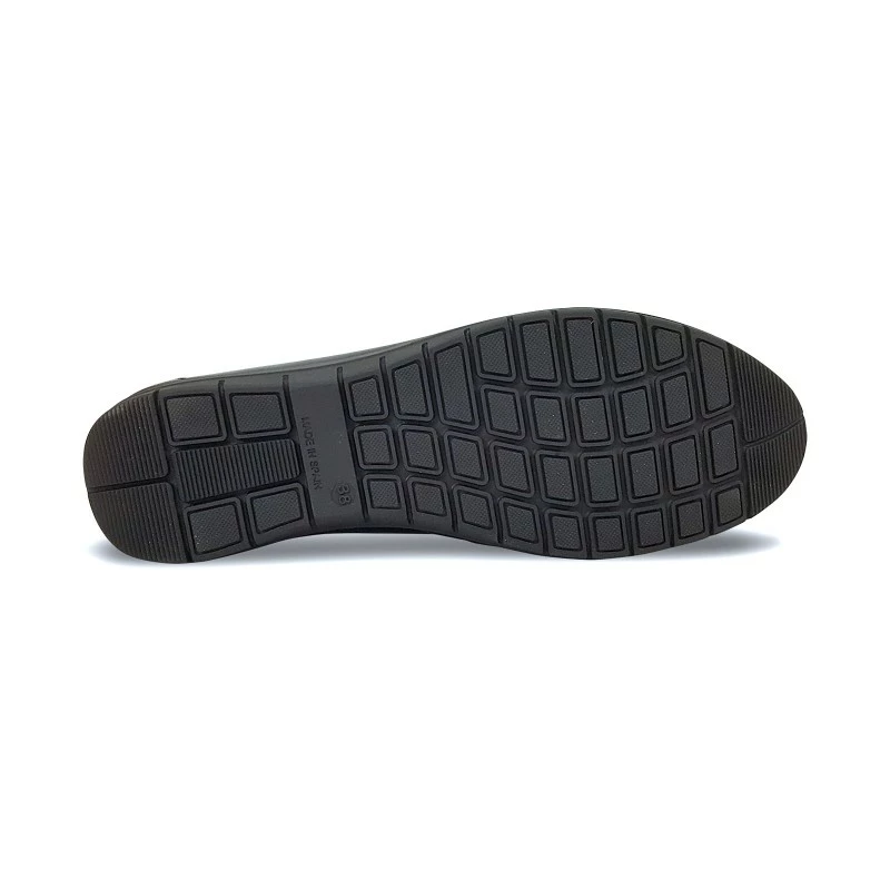 Mocasines Mujer Piel Blanda Cuña 1701 Negro, De Casual 9 Mocasines Mujer Piel Blanda Cuña 1701 Negro, De Casual - Imagen 7