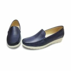 Mocasines Mujer Piel Blanda Cuña 1709CA Marino, De Casual 10 Mocasines Mujer Piel Blanda Cuña 1709CA Marino, De Casual -BOUTTYE Ventas mocasines mujer piel blanda cuna 1709ca marino de casual 3