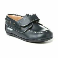 Náuticos Colegiales Infantil Niño Piel Velcro Punta Redonda 355 Marino, De Angelitos -BOUTTYE Ventas nauticos colegiales infantil nino piel velcro punta redonda 355 marino de angelitos 2