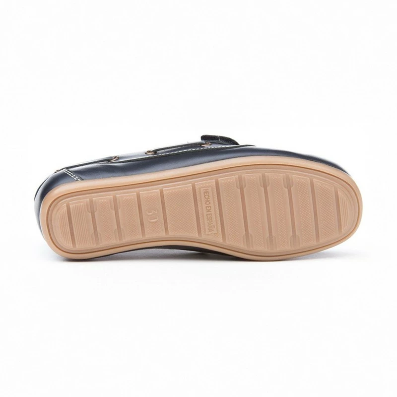 Náuticos Colegiales Niño Piel Velcro Punta Redonda 353 Marino, De Angelitos 6 Náuticos Colegiales Niño Piel Velcro Punta Redonda 353 Marino, De Angelitos - Imagen 4